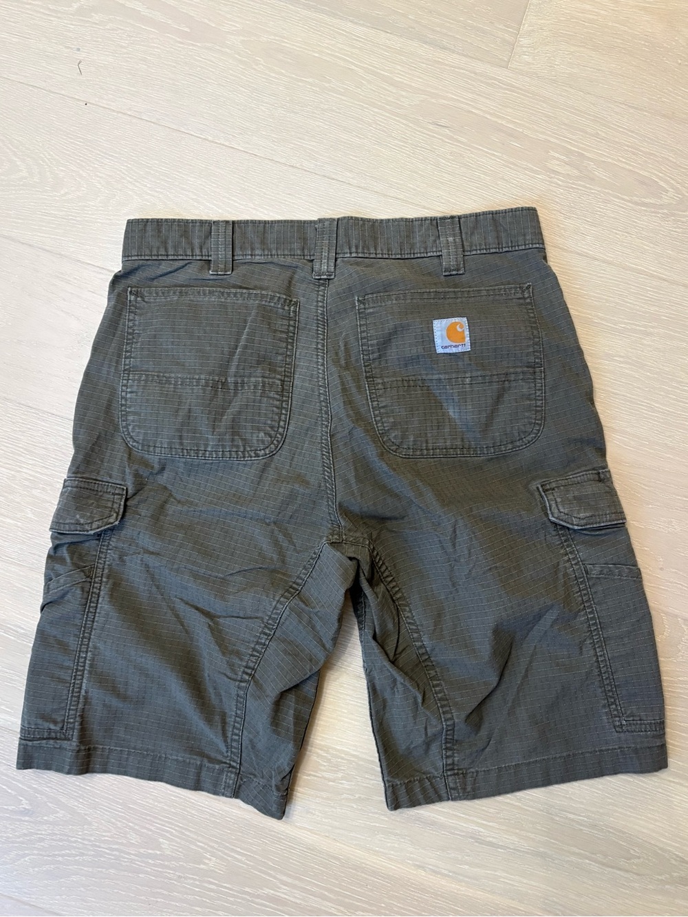 CARHARTT FORCE® RELAXED FIT RIPSTOP CARGO WORK SHORT Green men’s 33 - Picture 8 of 9